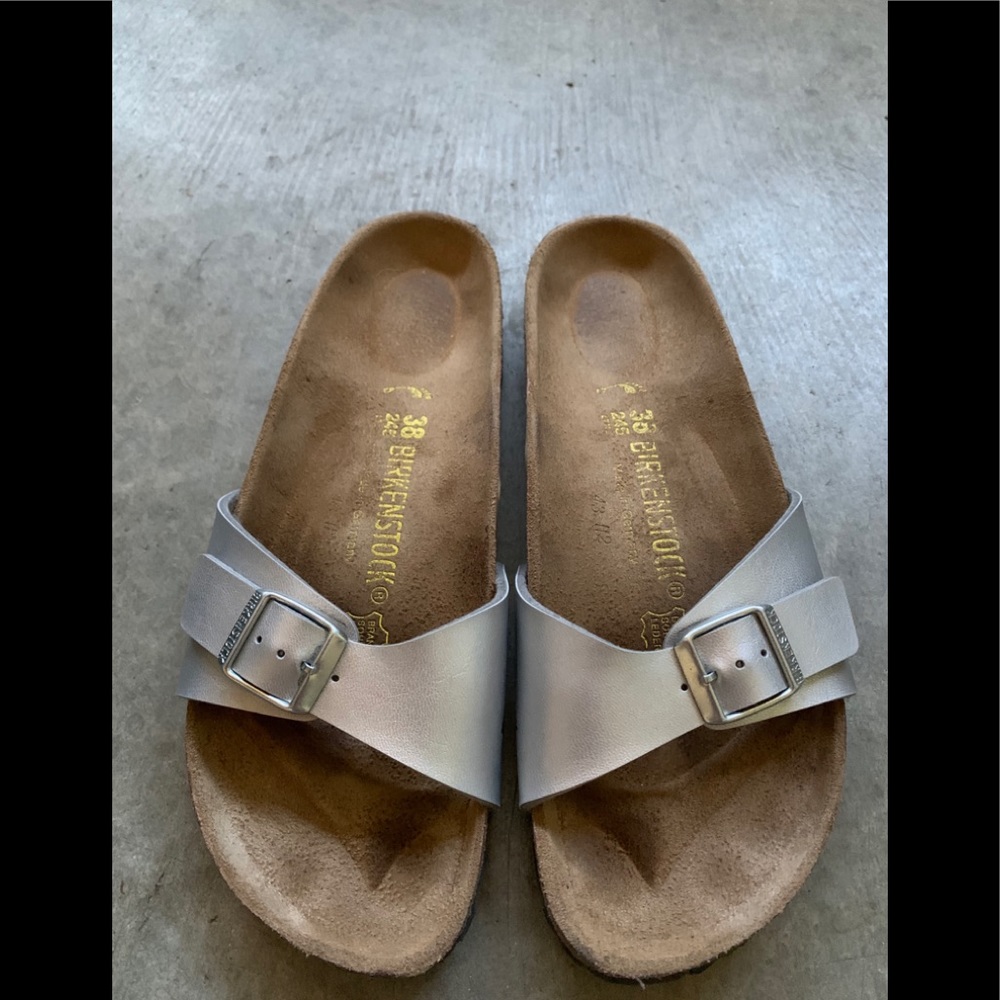 Birkenstock’s Size 38 Madrid Silver